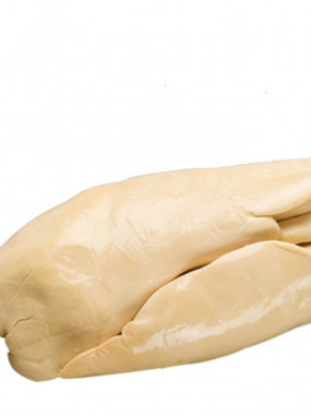 Lobe de foie gras cru eveiné