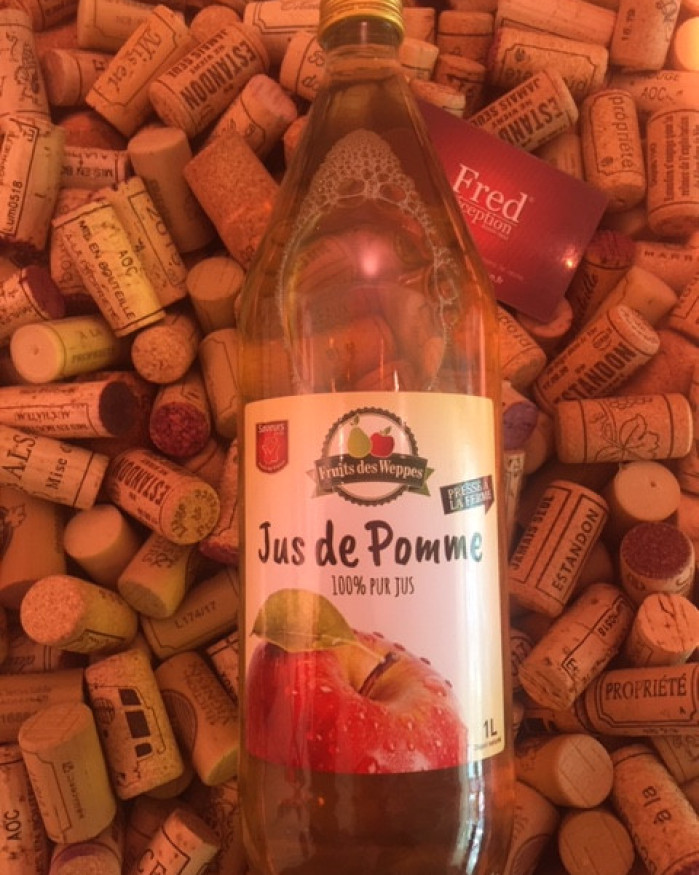 Jus de raisin pétillant