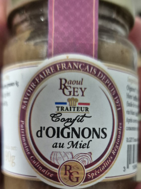 Confit d'oignons au miel Raoul Gey