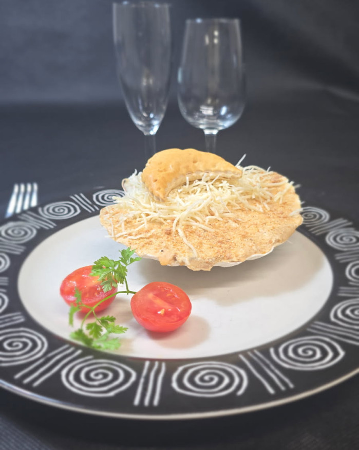 Coquille Saint-Jacques gourmande déglacée au champagne