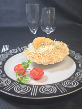 Coquille Saint-Jacques gourmande déglacée au champagne