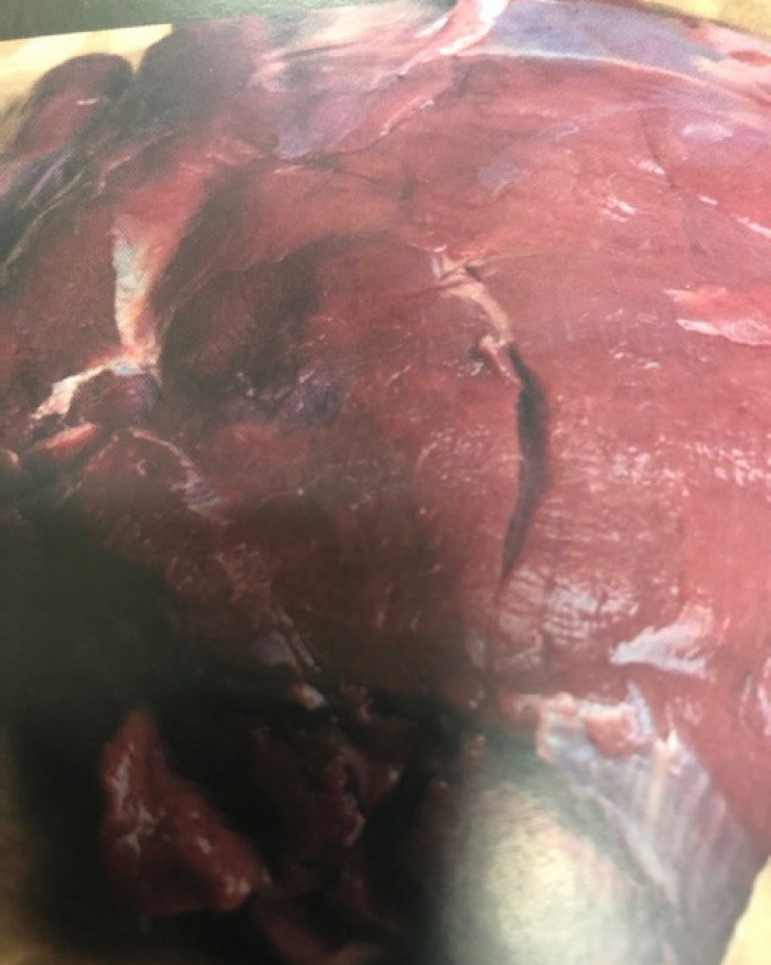 Rôti de chevreuil dans le cuissot