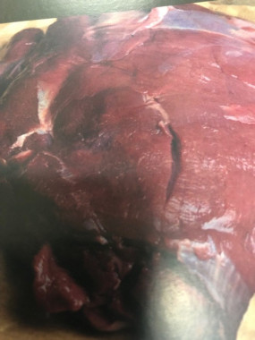 Rôti de chevreuil dans le cuissot