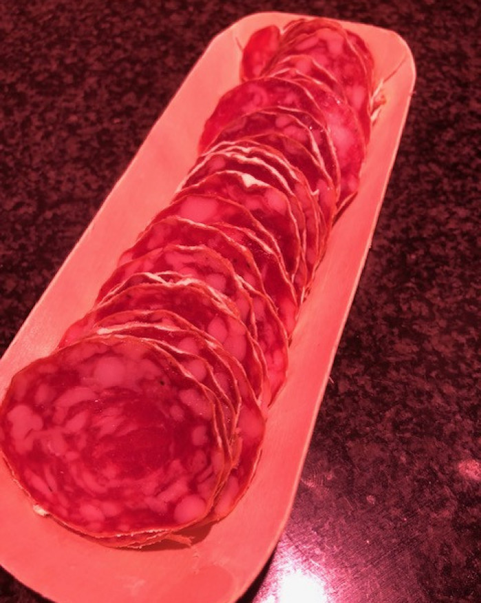 Saucisson sec tranché 